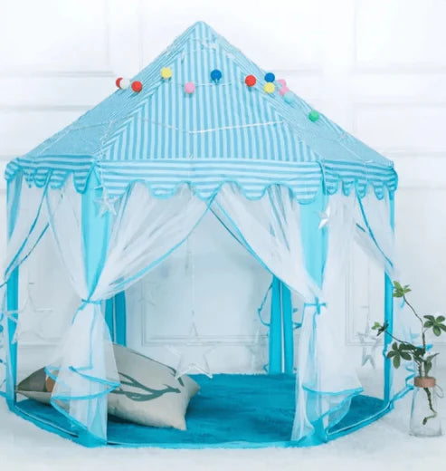 Wonderland Pop-Up Play Tent for Kids with Mesh Windows, Indoor & Outdoor