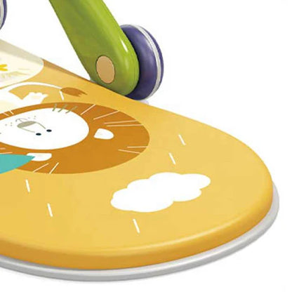 2-in-1 Baby Activity Walker with Music, Lights & Detachable Toy Panel for Toddler Walking Support